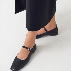 Vagabond Black Mary Jane Flats